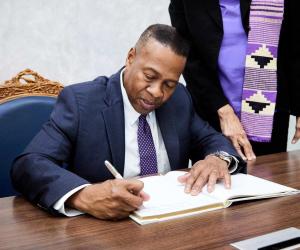 NBA President Wiley S. Adams