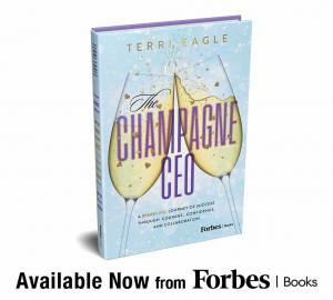 "The Champagne CEO" by Terri Eagle book cover image