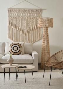Macrame Boho Wall Hanging Decor