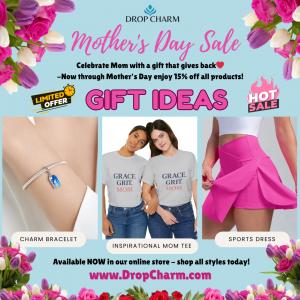 Drop Charm Mother's Day Gift Ideas Flyer