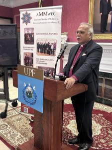 Bishop Azad Offers Words of Blessing at the Event