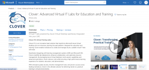  Clover Available in Microsoft Azure Marketplace