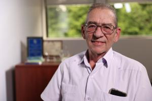 A portrait of health care educator and author Larry Purnell
