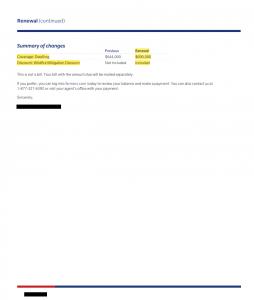 Insurance Policy Page #2