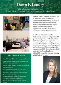 Dawn F. Landry Speaker One Sheet_Page One