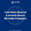 Myne Global Launches 'Lost Items Deserve a Second Chance' Awareness Campaign