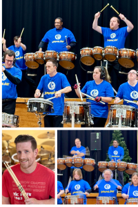 Members of the Calhoun Drum Academy (All Abilities Drumline) performing at their first show at St. Kilian School in Farmingdale, NY