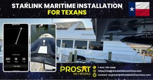 Starlink for Maritime Installation for Texans