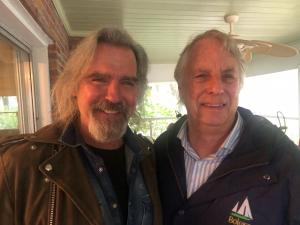 Actor Jeff Fahey with producer Walter Czura