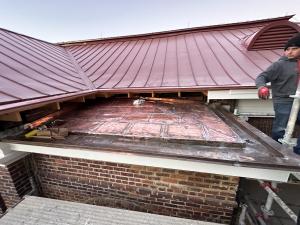 Finished Copper Roof