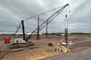 Hermes Concrete Pier Pour