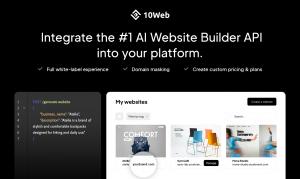 #1 AI Website Builder API by 10Web