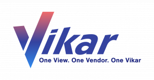 Vikar logo with tag line