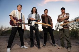 Photo of Alt-Rock Band, ONE WAY SKY, full band picture for Official Press Release of Signing Recording Contract with Indiegroove Records