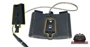 Adjustable NVG Battery Mount For Flight Helmets - Universal by EVO