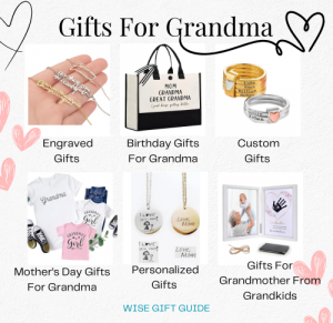 Personalized gift ideas for grandma