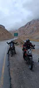 Adam and Stuart ready to tackle the 21 hairpin turns of the infamous Gata Loops