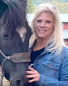 Karen Walker with Jax the Horse