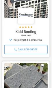 Dallas Roofers Near Me Mobile Screenshot