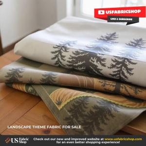 Landscape Theme Fabric for sale -