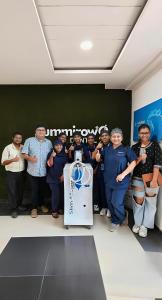 Summirow Dental Team with Nitrous Oxide Sedation Machine at the Clinic
