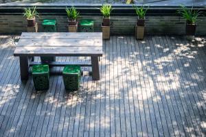outdoor deck