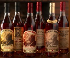 This year's Pappy collection includes the 10, 12, 15, 20 & 23-year aged bourbons and a 13-year Rye.