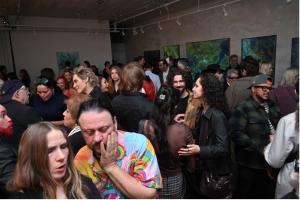 Guests at Launch of Code & Canvas Exhibition (Photo Credit: Bill Chin)