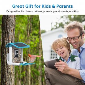 best hummingbird feeder with camera - great gift for kids & parents