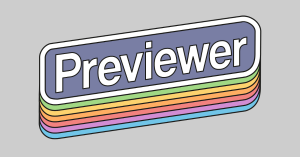 Logo of Previewer.co, a product discovery blog connecting early adopters with up-and-coming brands and products