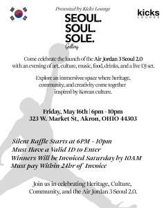 Kicks Lounge Laces Up For Seoul, Soul, Sole on 5/16