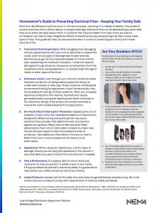 AFCI Homeowners Guide