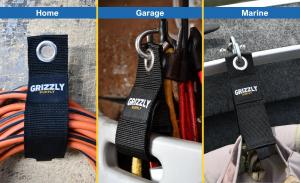 Grizzly Supply Storage Straps Can Be Used In Any Environment: Home, Garage, and Marine