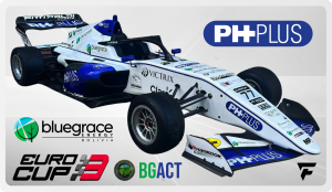 Emmo Fittipaldi - F3 Race Car - PHPlus - BlueGrace Energy Bolivia Sponsorship