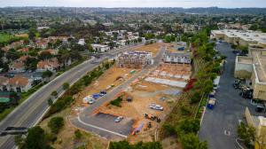 Level 3 Construction has signed a $5.8-Million Contract with MirKa Investment to build affordable housing in Carlsbad, California. This aerial view of the construction site shows where the 19-unit community will be built.