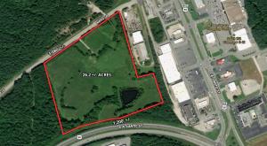 26.2 +/- acres of prime commercial land in South Hill, VA. Frontage on Maple Lane, Rt. 58 Bypass and minutes from I-85. This property has utilities & a recent Phase 1 environmental study. There is a 3 BR/1.5 BA 2,400 +/- sf. home on the property. 