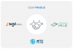 the 4 logos of Open Medical, SIGIL Enterprises, MTG Research and Vision for Value