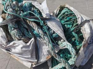 Fishing nets collected