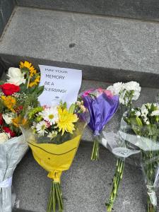 flowers mourning