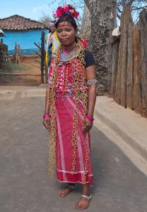 Baiga Tribe in Ethnic Attire