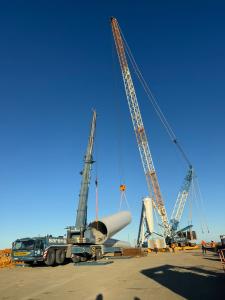Sarens crane Namibia