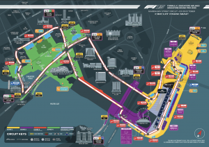Singapore F1 track layout
