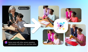 Reference-based AI image generation by Depositphotos