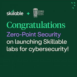 Image of Zero Point Security's logo and Skillable's logo together announcing the lab launch