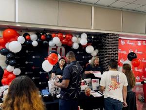 Meador Team hard at work at a job fair