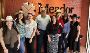 Meador Team having fun at the office