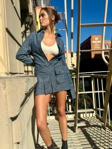 GBS Trend Inc. production samples including high-quality denim and sweaters made in Turkey for U.S. private label fashion brands.