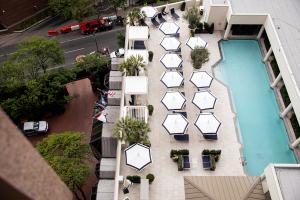 The Windsor Court Pool from Above