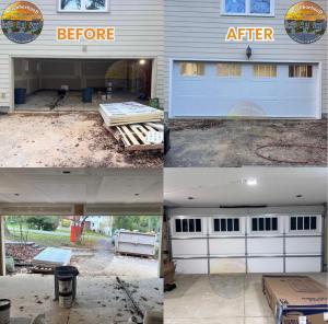 16x7 Insulated Garage Door With Side Opener