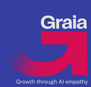 Graia.ai's logo with tagline, 